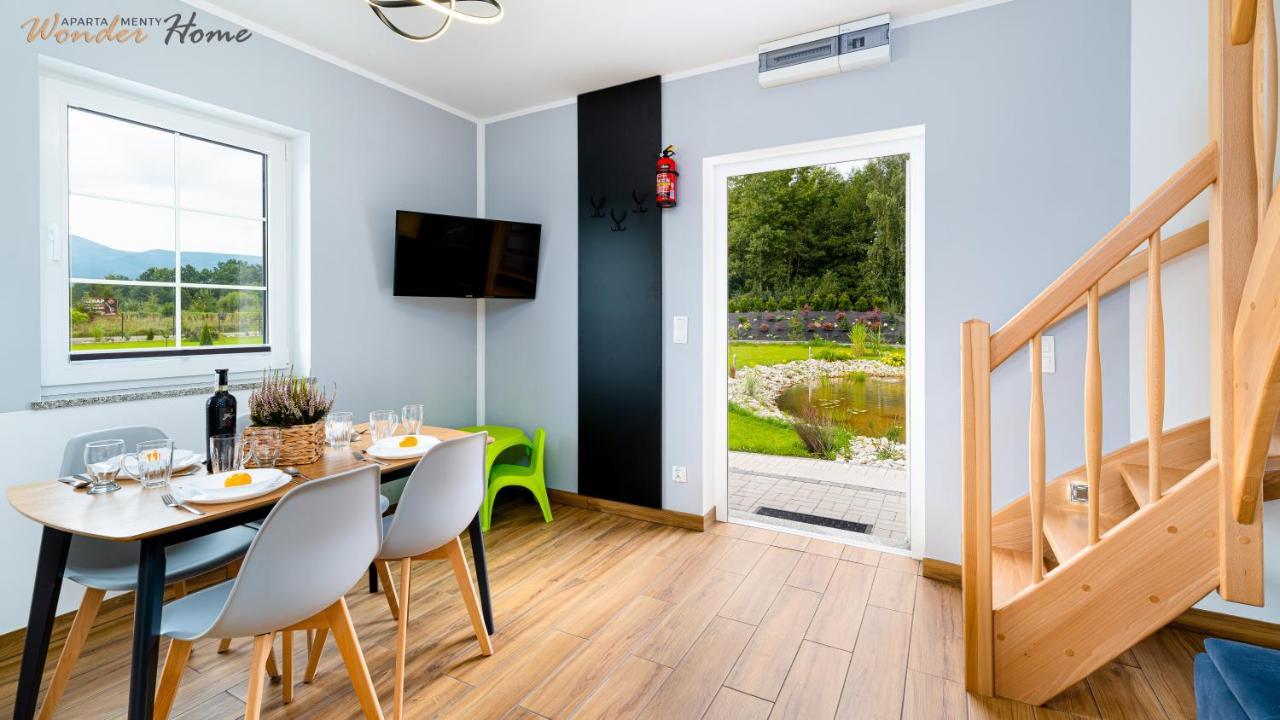 Wonder Home - Apartamenty Halo Karkonosze Z Ogrodem, Sezonowym Basenem, Placem Zabaw I Widokiem Na Sniezke - Zlokalizowane Blisko Karpacza ミスワコビツェ エクステリア 写真